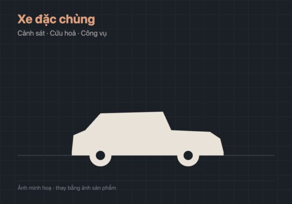 Mô hình xe đặc chủng